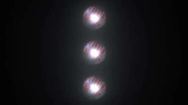 Projeler için Flaşlı Teknoloji Işıkları Arkaplanı