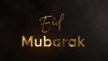 Eid mubarak tebrik kartı