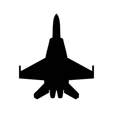 Askeri savaş jeti simgesi.