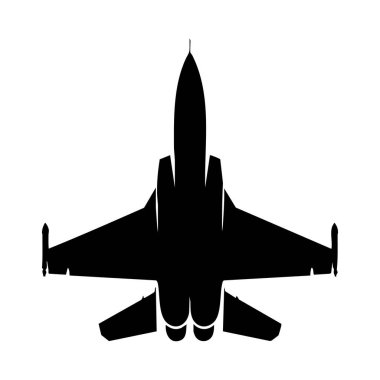 Askeri savaş jeti ikonu