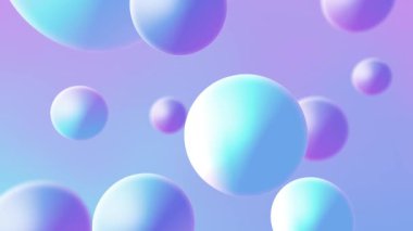 4K içinde soyut Gradyan Kabarcık Arkaplan Videosu