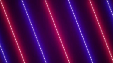 Soyut Neon Arkaplan Video Döngüsü Canlandırması