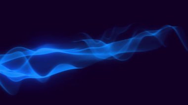 mavi siyah bir arka plan üzerinde duman