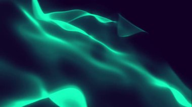 Dumanlı yeşil ve mavi rengin soyut arkaplanı