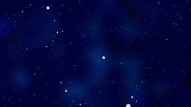 Uzay Evreninin Parlak Arkaplan Canlandırması