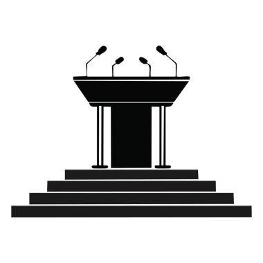 Siyasi Tartışma Sahnesi Siyah ve Beyaz