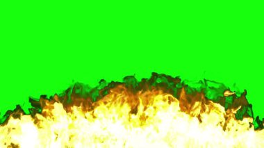 Yeşil Ekran Ateşi Canlandırma Döngüsü,