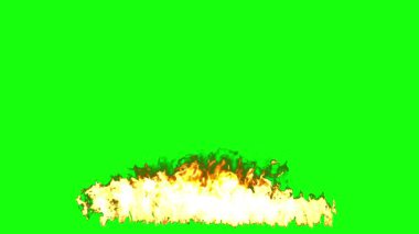 Yeşil Ekran Ateşi Canlandırma Döngüsü,