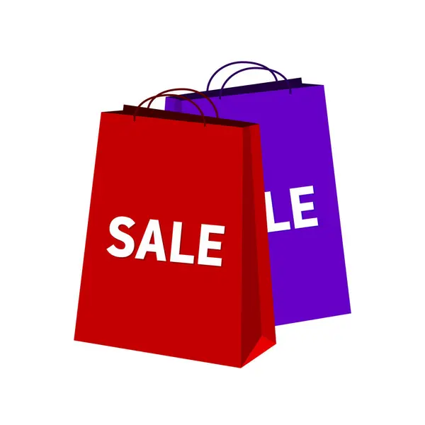 Alışveriş poşeti. vektör illüstrasyonu