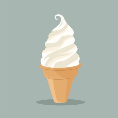 lezzetli dondurma simgesi