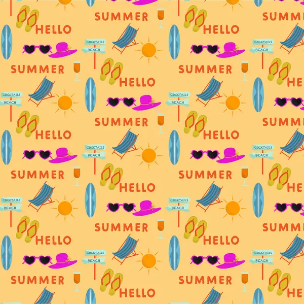 Parlak arkaplanda yaz deseni