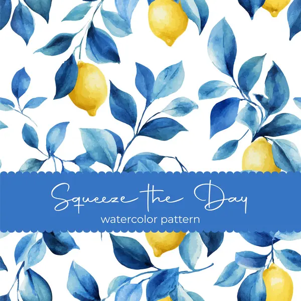 Limonlu suluboya deseni