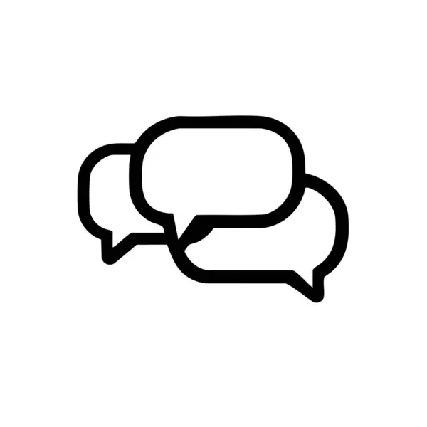 konuşma balonu ikonu vektör illüstrasyon tasarımı