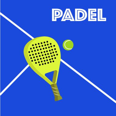 badminton raket ve horoz düz vektör tasarımı