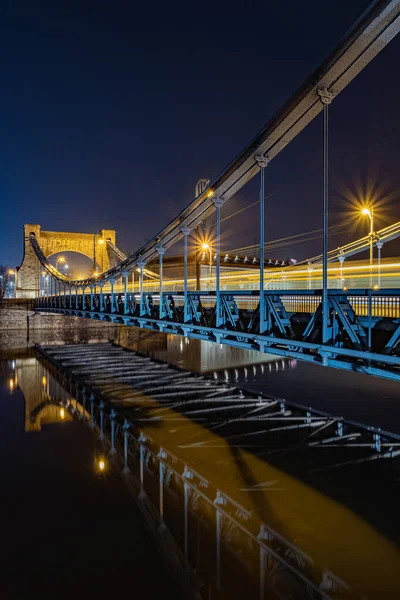 Grunwaldzki Bridge located in Wroclaw, Poland.