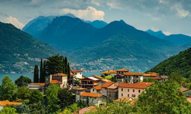 Beautiful views over Lake Como Italy
