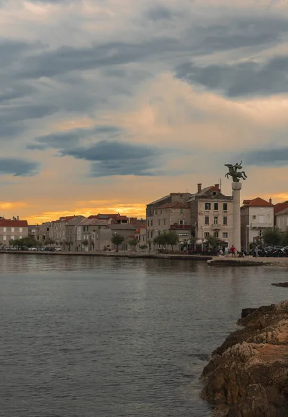 Croatia Kastel Stafili and sunset