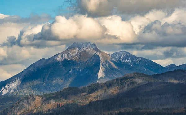 stock image View of the Tatra Mountains from Gubalowka Zakopane.