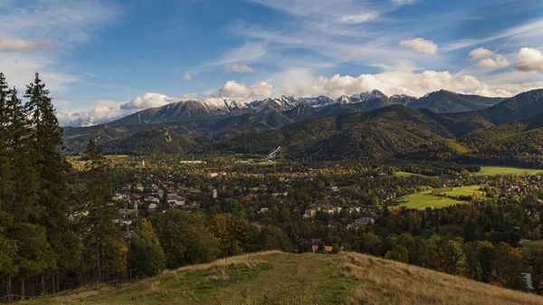 Gubalowka Zakopane 'den Tatra Dağları manzarası.