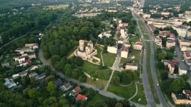 Bdzin Kalesi Polonya İHA uçuşundan gösterildi