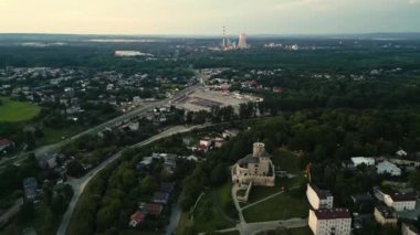 Bdzin Kalesi Polonya İHA uçuşundan gösterildi