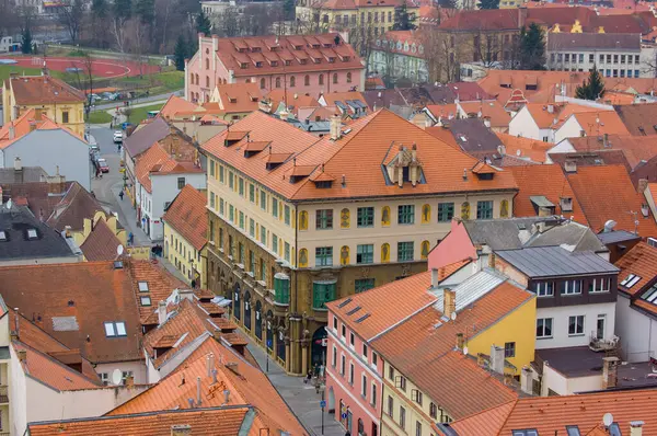 Blick Auf Die Stadt Budjovice — Stockfoto