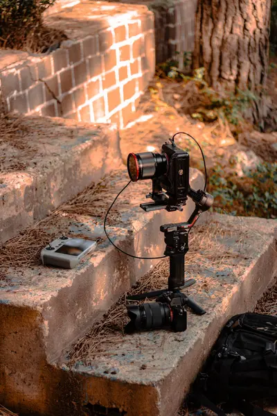 Yerdeki video kamera için profesyonel dijital kamera