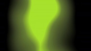 Bulanık çizgi şeklinin dalgalı hareketi. Sıvı animasyon 4K. Web sitesi, kapak, web başlığı, sunum için canlı arkaplan. Soyut hareket eden parlak neon yeşil yumuşak eğimli arkaplan