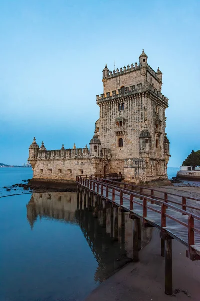 Belem Kulesi Museu Fighbatente Lisboa Bahçelerindeki Topçu Parçası — Stok fotoğraf