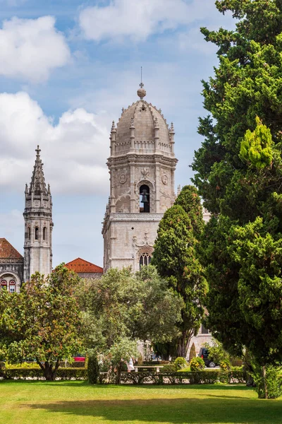 Belem Lizbon Daki Jeronimos Manastırı Nın Bahçeleri Kubbesi — Stok fotoğraf