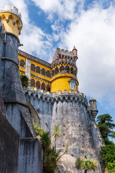 Quinta Pena Denilen Tüy Sarayı Nın Sintra Şehrindeki Bir Tepenin — Stok fotoğraf