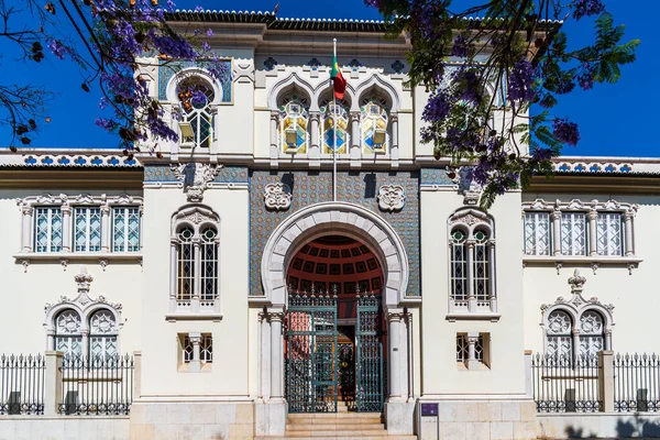 Fachada Del Banco Portugal Faro Algarve — Foto de Stock