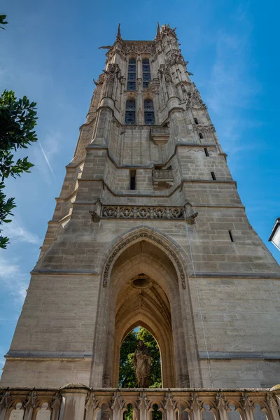 Tour Saint Jacques Monumento Situado París Francia Esta Llamativa Torre — Foto de Stock