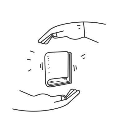 Elle çizilmiş karalama el kitabı çizim vektörü