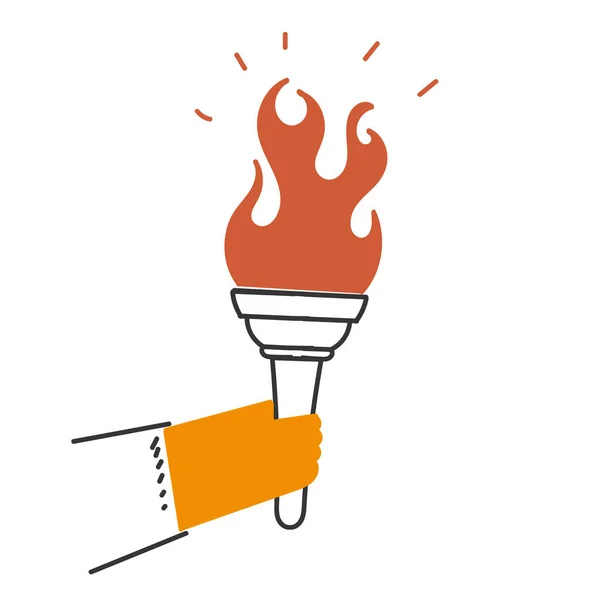 Ilustração de ícone de fogo desenhado à mão com estilo de linha única  imagem vetorial de gwensgraphicstudio© 331439214