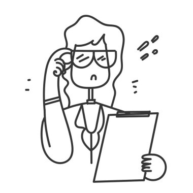 Elleri çizilmiş, kalın gözlüklü, elinde dosya olan bir kadın.