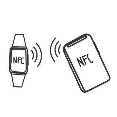 nfc aygıt aktarım ile ilgili aygıt simgesini çizilmiş biçiminde karala