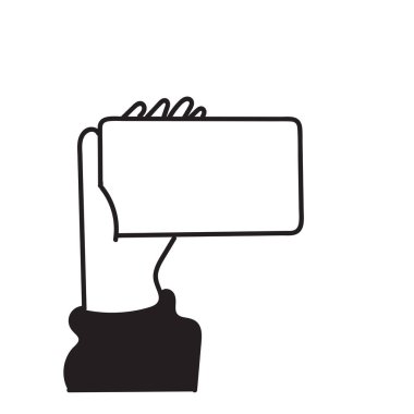 Elinde boş bir kartla karalama yap.