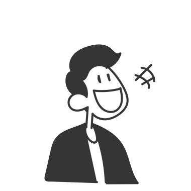 Karalama Adam Avatarı gülüyor