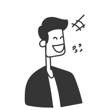 Karalama Adam Avatarı gülüyor