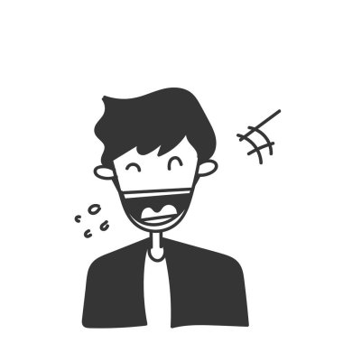 Karalama Adam Avatarı gülüyor