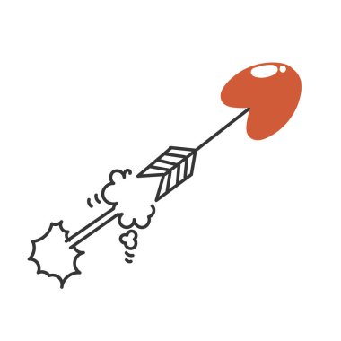 karala aşk ok simgesi