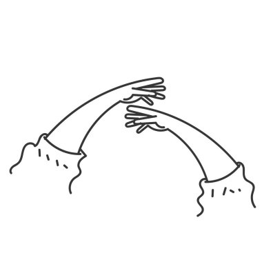 El ele tutuşmak ve sarılmak.