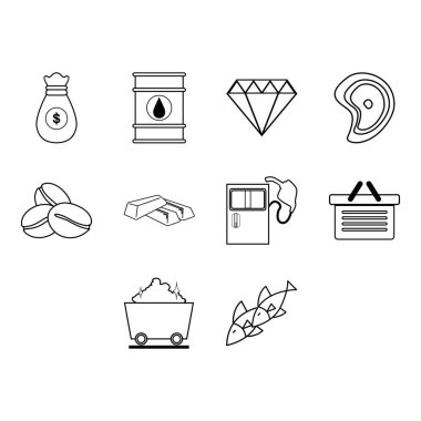 emtia simge vektör topluluğu