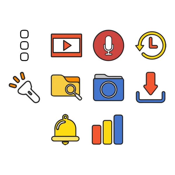 Seçimlik simge vektörü koleksiyonu