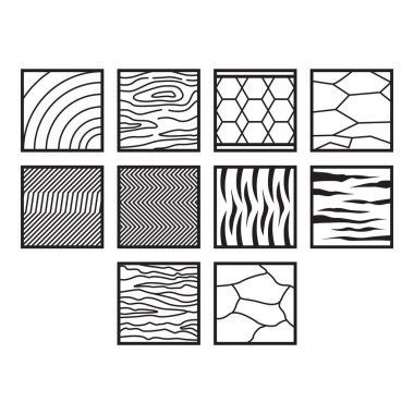 doku simgesi vektörünün koleksiyonu