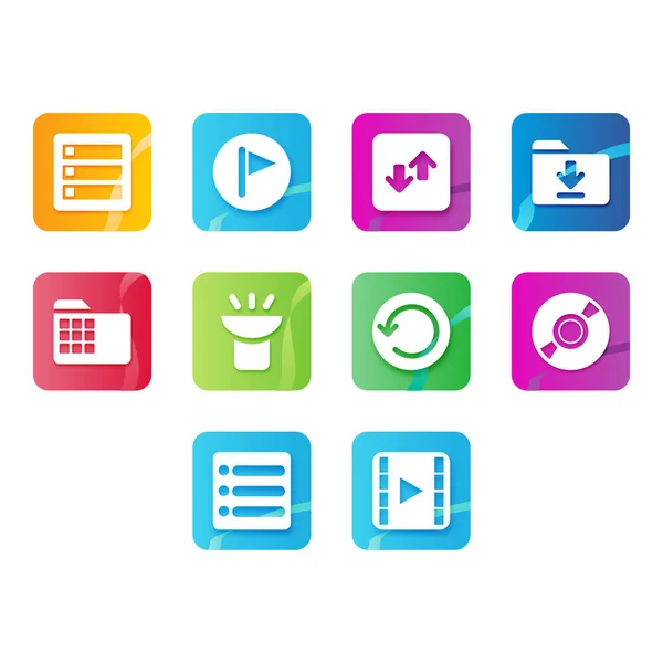 Seçimlik simge vektörü koleksiyonu