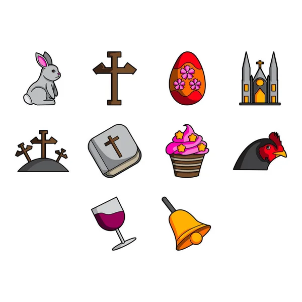 Paskalya simgesi vektörünün koleksiyonu