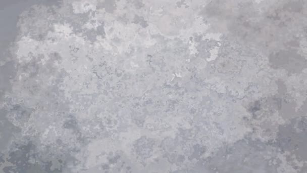 抽象的なアニメーションキラキラステンドグラスの背景フルHdシームレスループビデオ 水彩画のスプロッチ液体効果 カラーコンクリートグレー — ストック動画