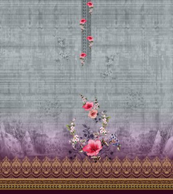 Tekstil Üç Parça Tasarımı, Pakistanlı Kadın Kurti